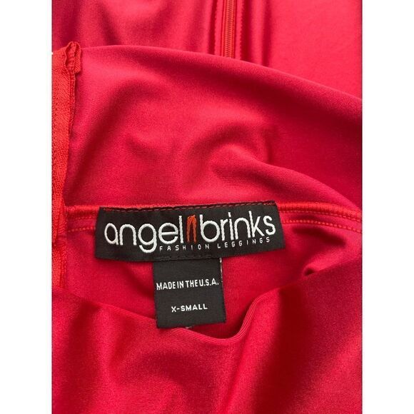 Angle Brinks Red High Waisted Fit Forming Long Skirt Size XS - Picture 6 of 7